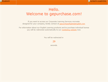 Tablet Screenshot of gepurchase.com